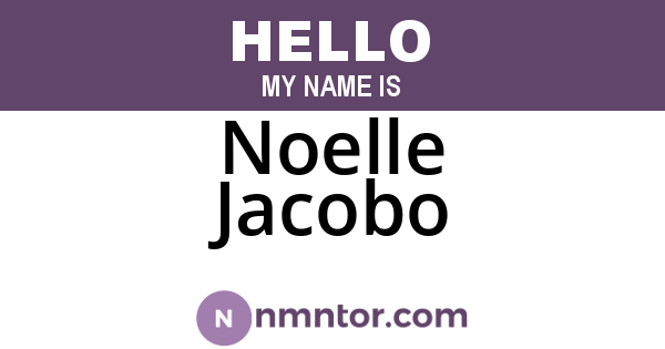 Noelle Jacobo