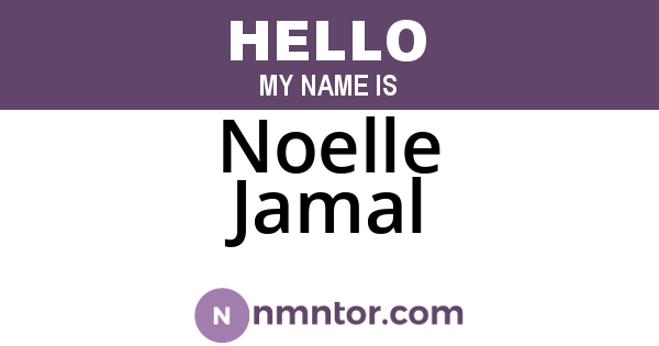 Noelle Jamal