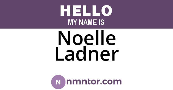 Noelle Ladner