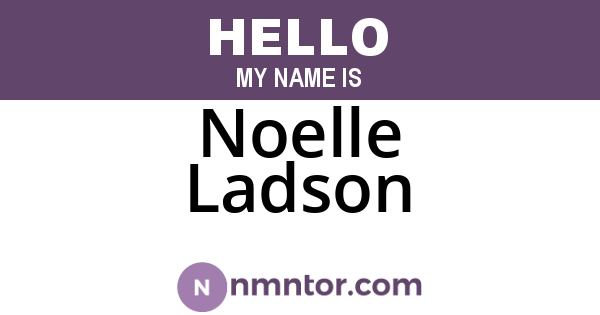 Noelle Ladson