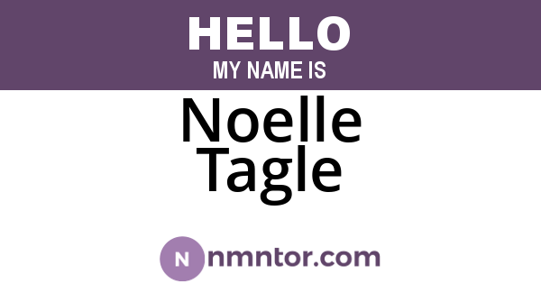Noelle Tagle