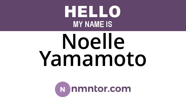 Noelle Yamamoto