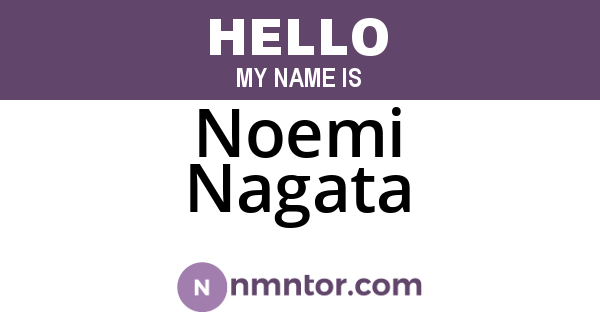 Noemi Nagata