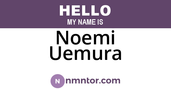 Noemi Uemura
