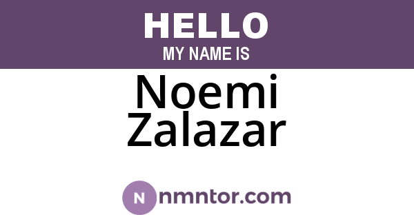 Noemi Zalazar