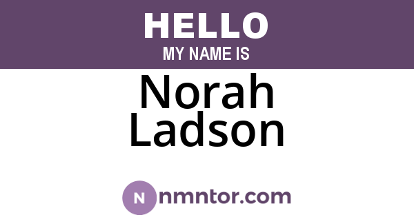 Norah Ladson