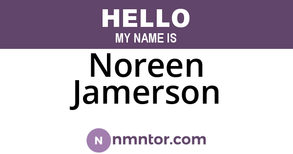 Noreen Jamerson