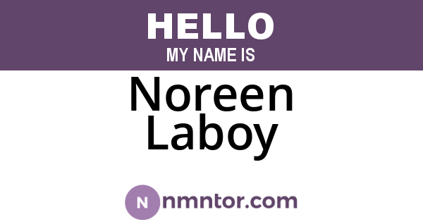 Noreen Laboy