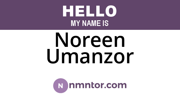 Noreen Umanzor