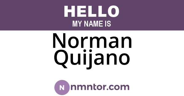 Norman Quijano
