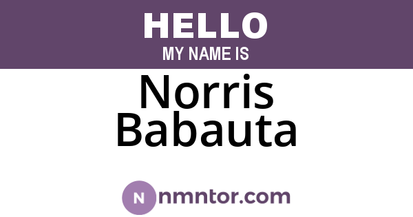 Norris Babauta