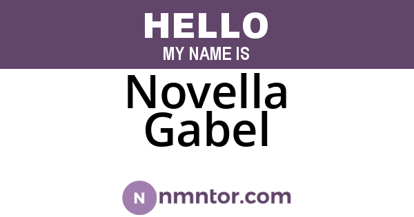 Novella Gabel