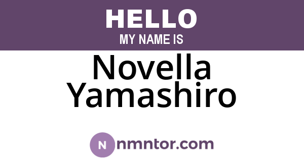Novella Yamashiro