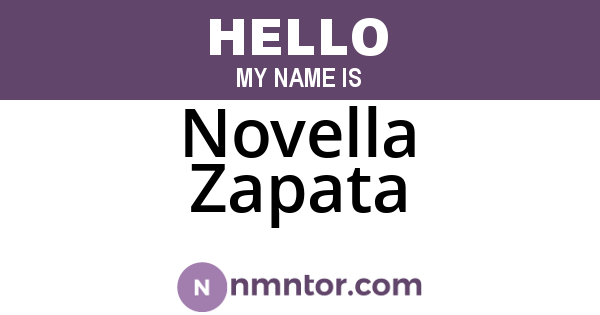 Novella Zapata