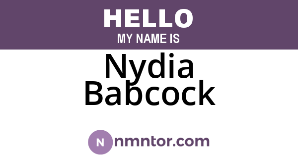 Nydia Babcock