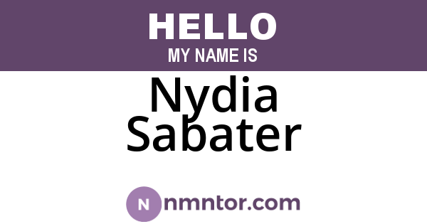 Nydia Sabater