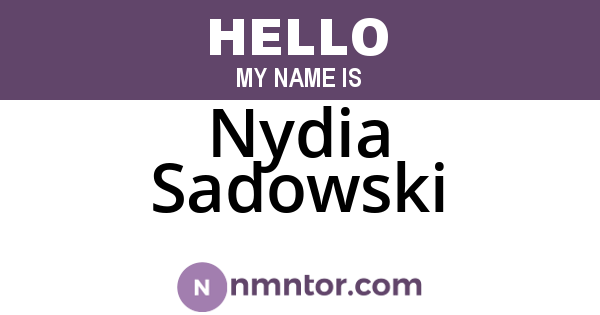Nydia Sadowski