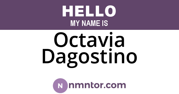 Octavia Dagostino