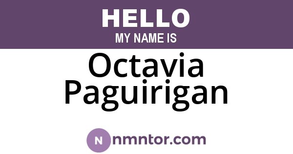 Octavia Paguirigan