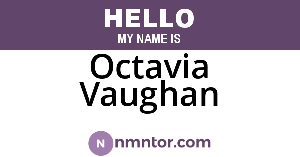 Octavia Vaughan