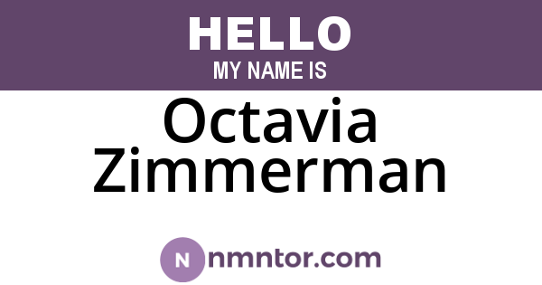 Octavia Zimmerman
