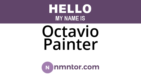 Octavio Painter