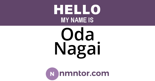Oda Nagai