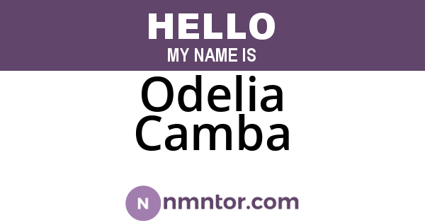 Odelia Camba