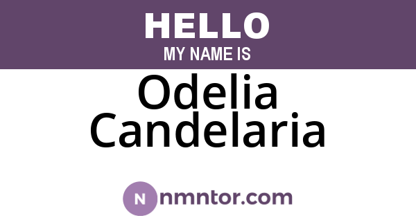 Odelia Candelaria