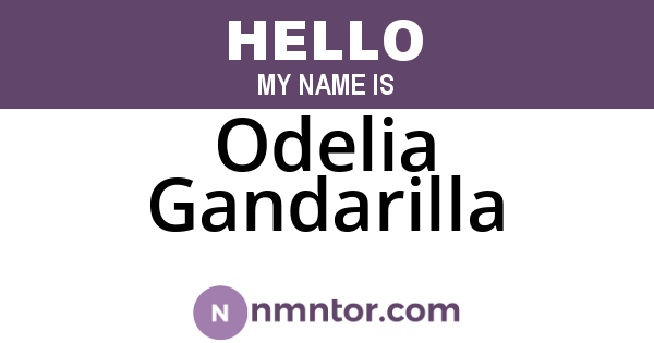Odelia Gandarilla
