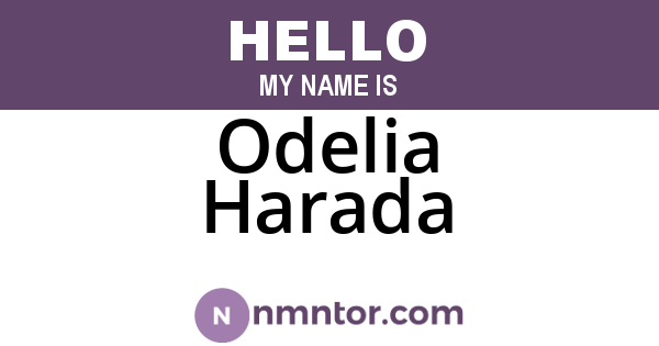 Odelia Harada