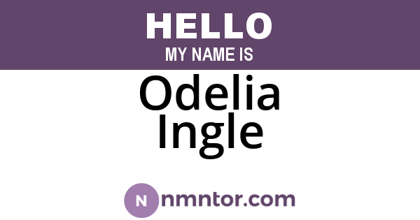 Odelia Ingle