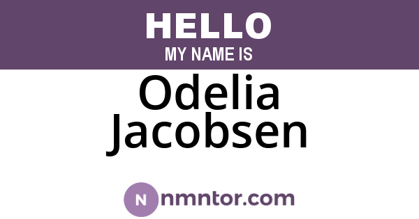 Odelia Jacobsen