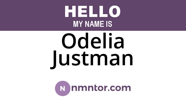 Odelia Justman