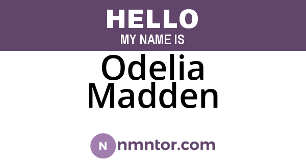 Odelia Madden