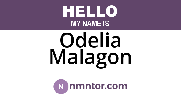 Odelia Malagon
