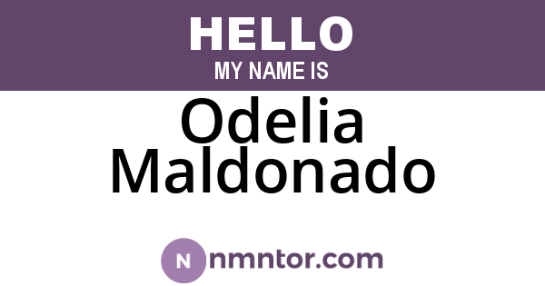 Odelia Maldonado