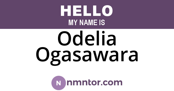 Odelia Ogasawara