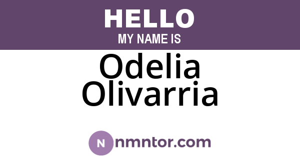 Odelia Olivarria