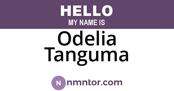 Odelia Tanguma