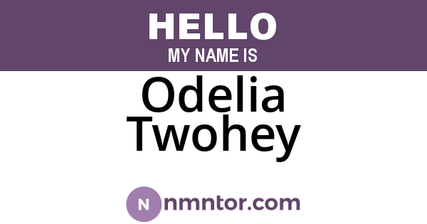 Odelia Twohey