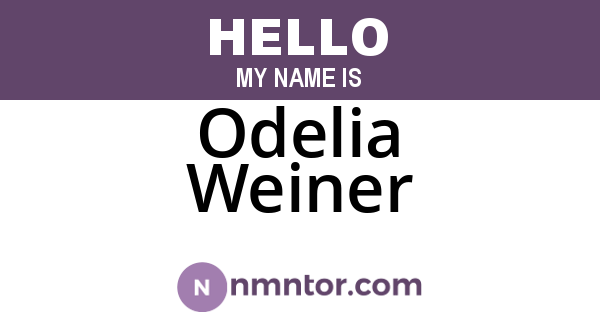 Odelia Weiner