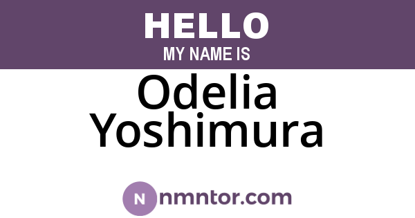 Odelia Yoshimura