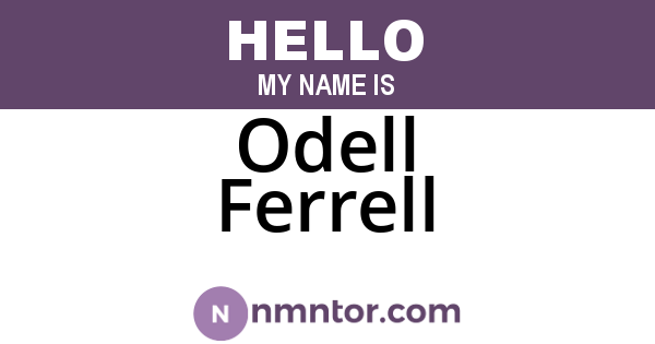 Odell Ferrell