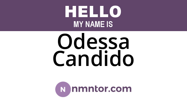 Odessa Candido