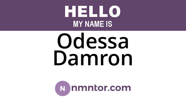 Odessa Damron