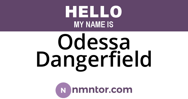 Odessa Dangerfield