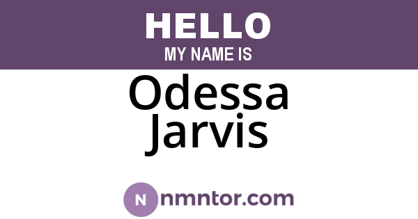 Odessa Jarvis