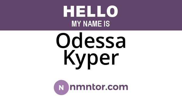 Odessa Kyper