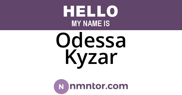 Odessa Kyzar